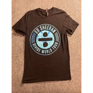 ed sheeran tour shirt size medium black short sleeve crew neck